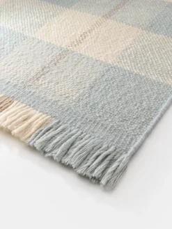 Plaid - Blue/Cream