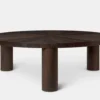 Post Coffee Table Star - Smoked Oak - 100 cm