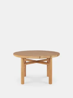 Quatro Outdoor Side Table Round - Teak