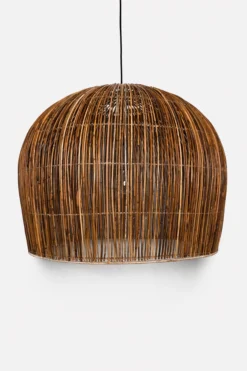 Rattan Bell Pendant