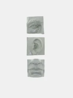 Relief set of 3 - White