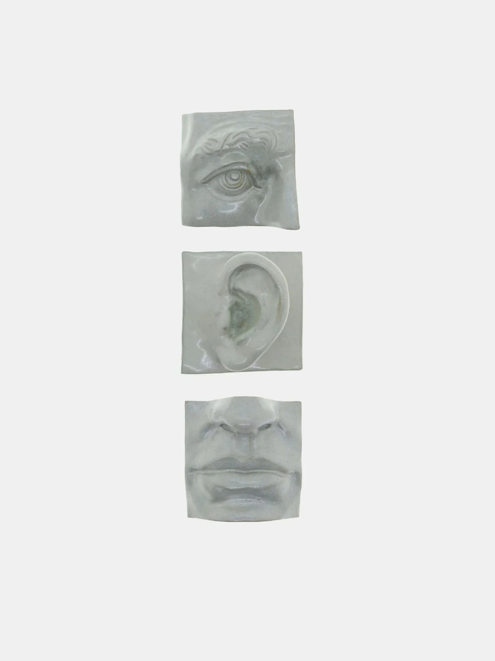 Relief set of 3 - White