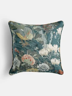 Rockbird Teal Cushion - 50x50 cm