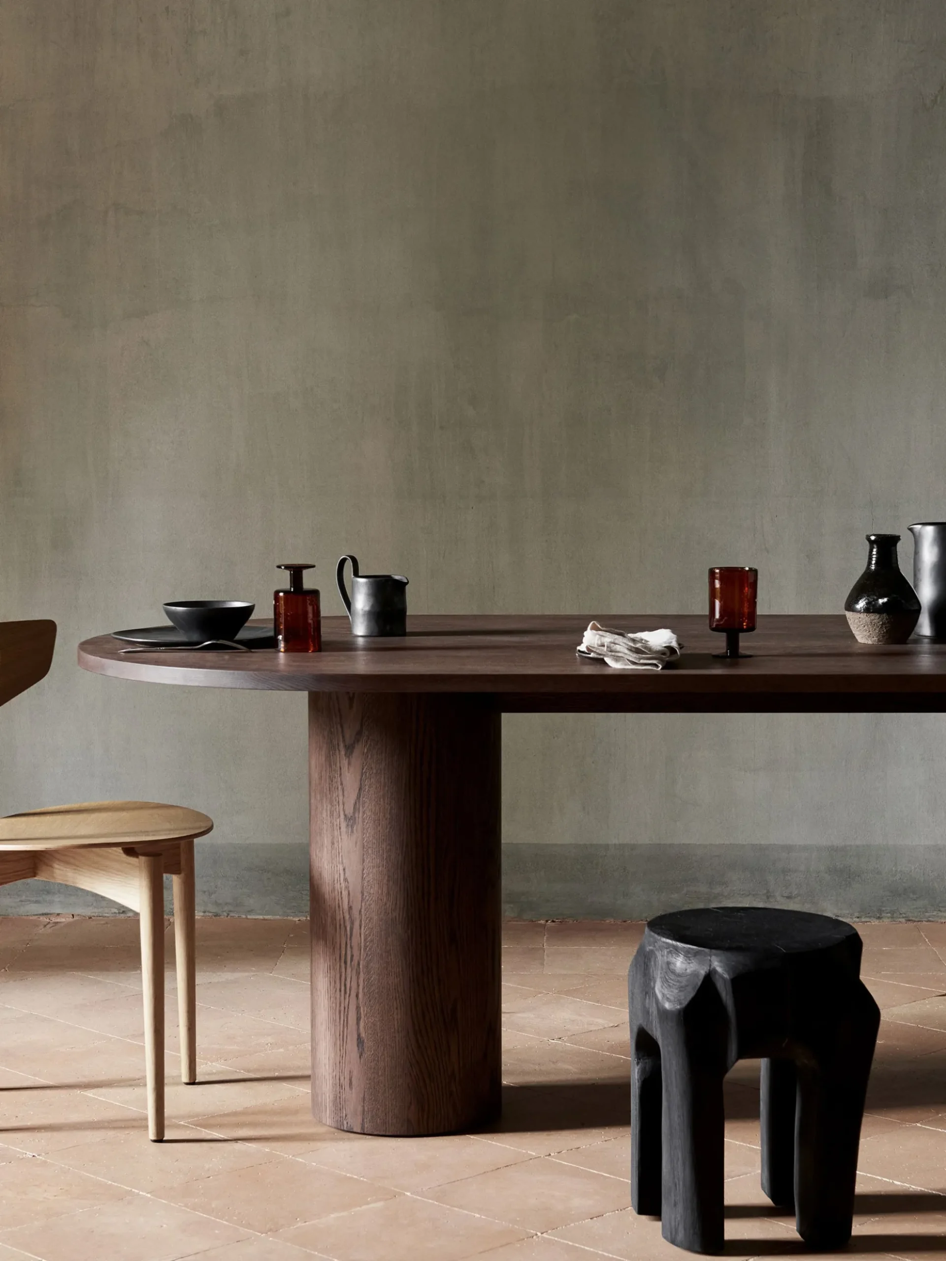 Root Stool - Black Stained