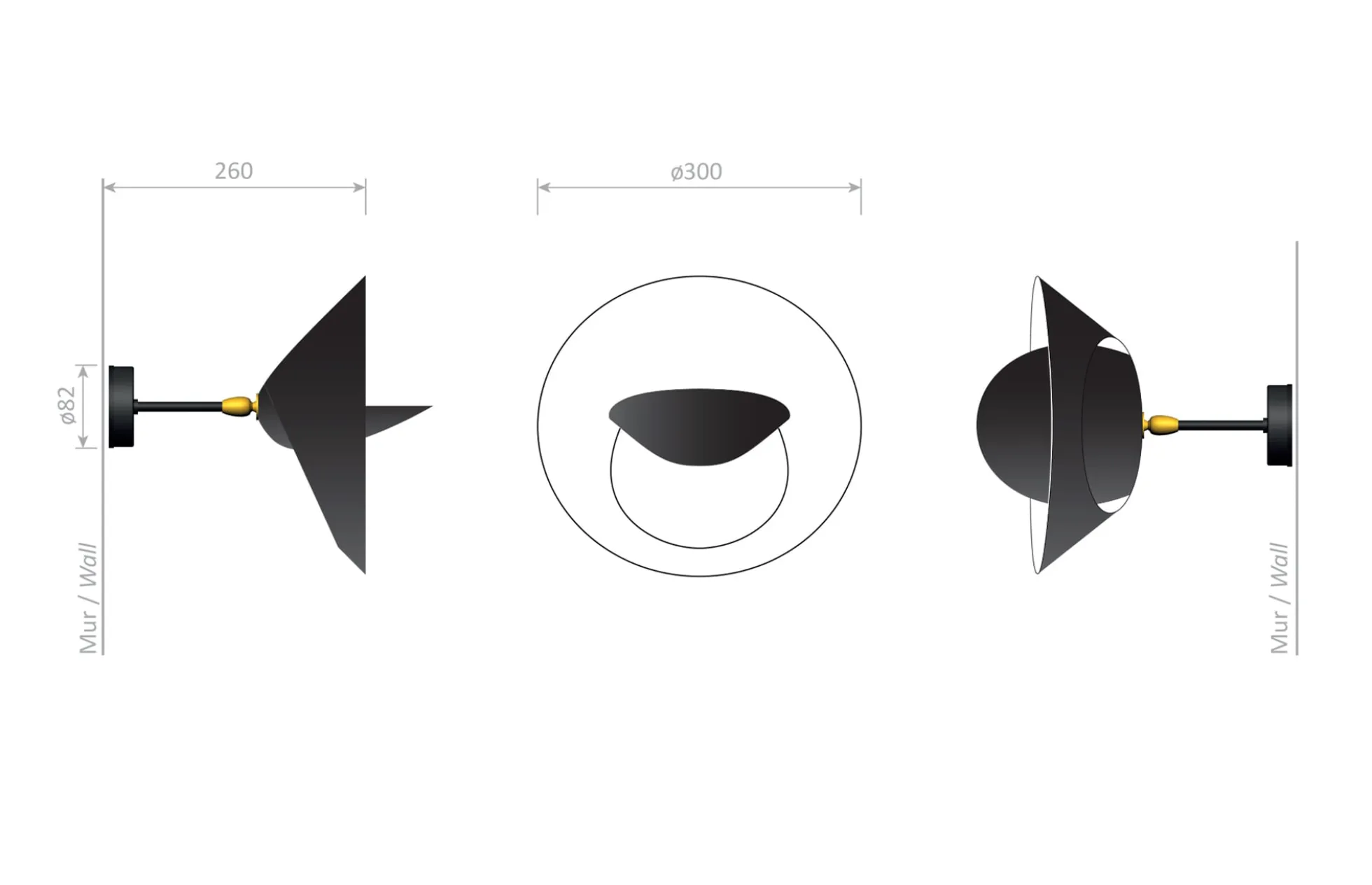 Saturn Wall Lamp