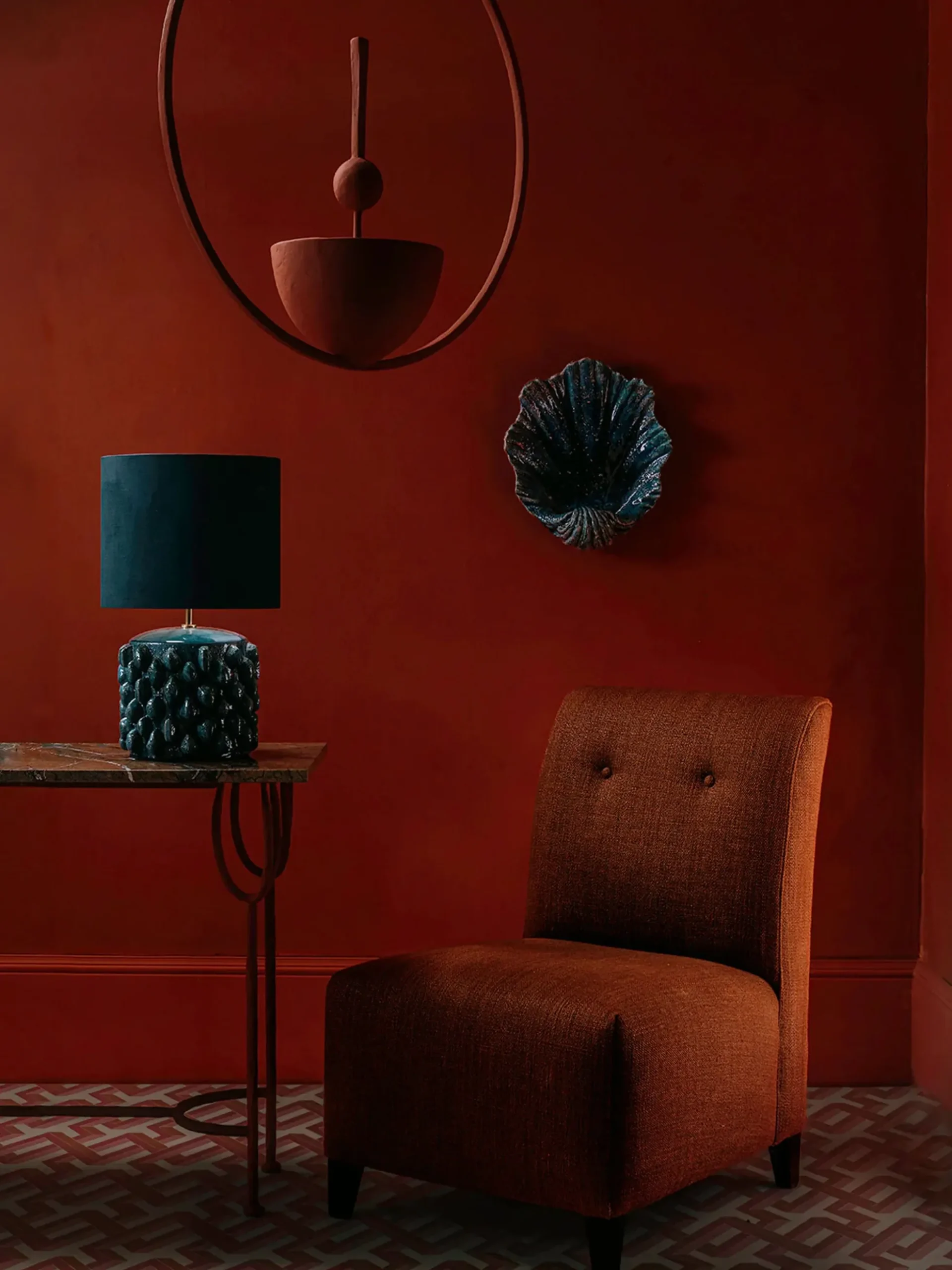 Scallop Ceramic Wall Light