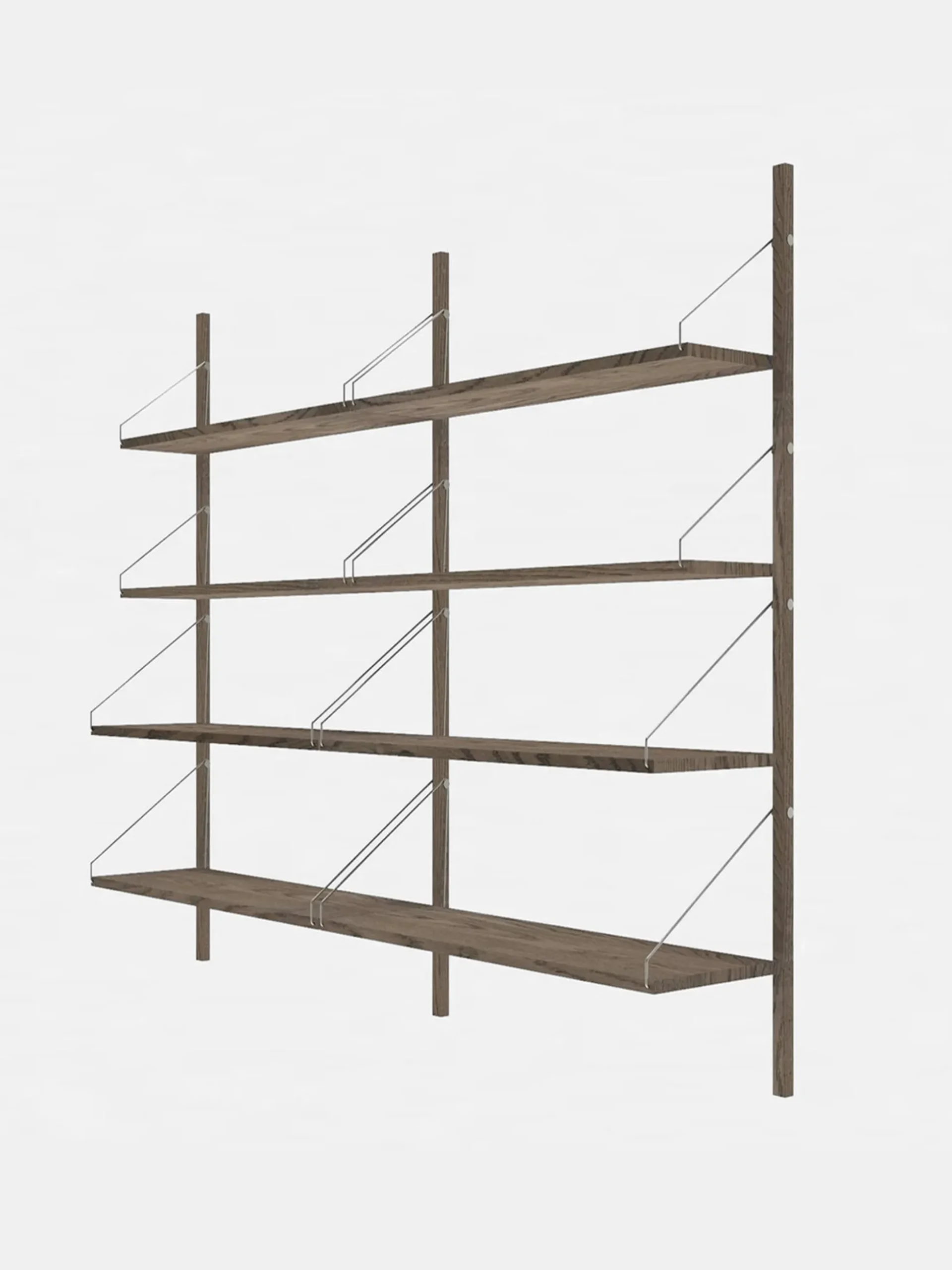Shelf Library H114,8 Double Section – Dark