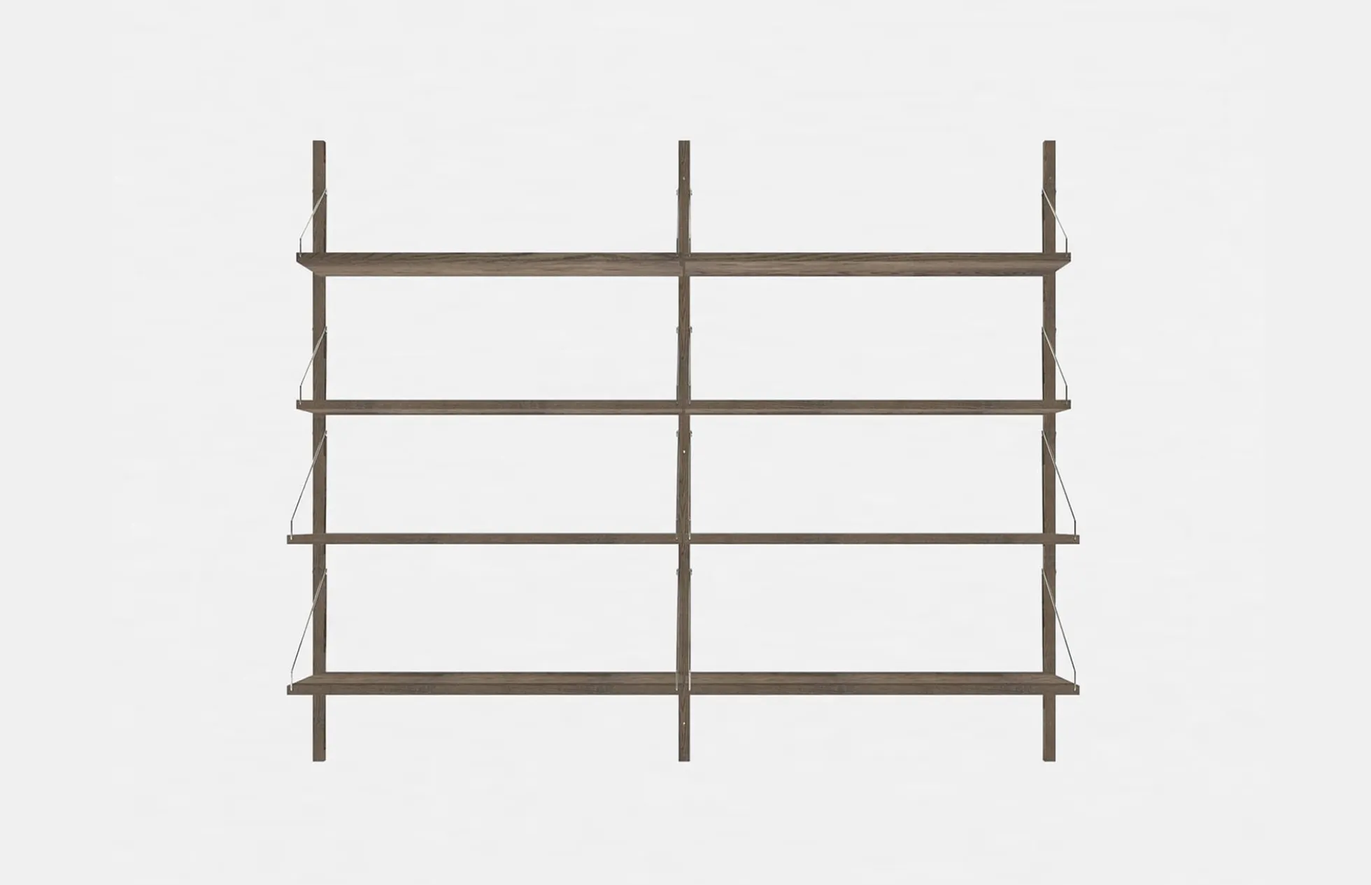 Shelf Library H114,8 Double Section – Dark