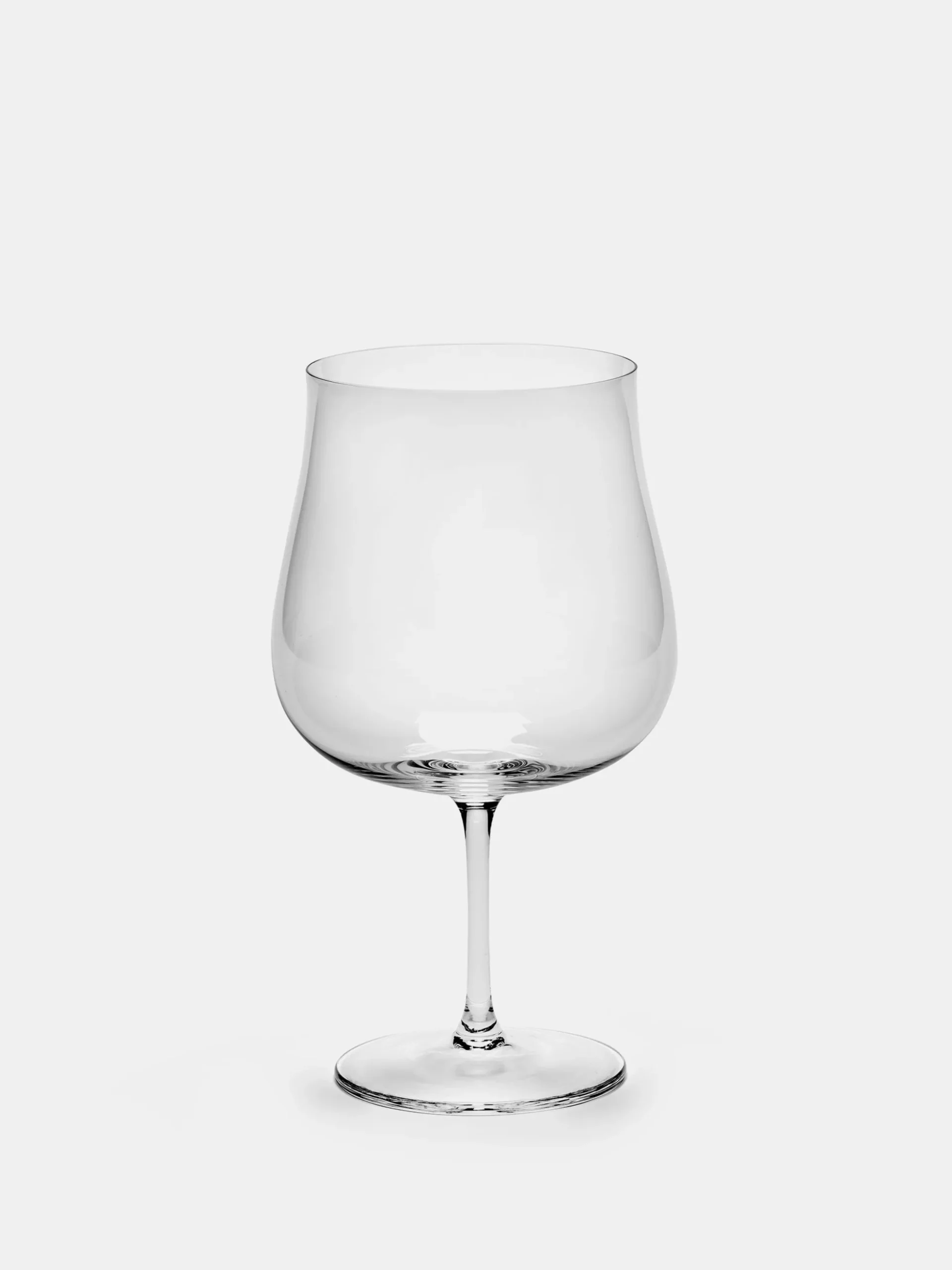 Silhouette Red Wine Glass