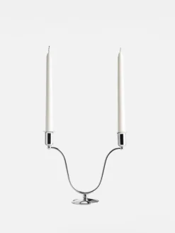 Svanen Candle Holder - Silver
