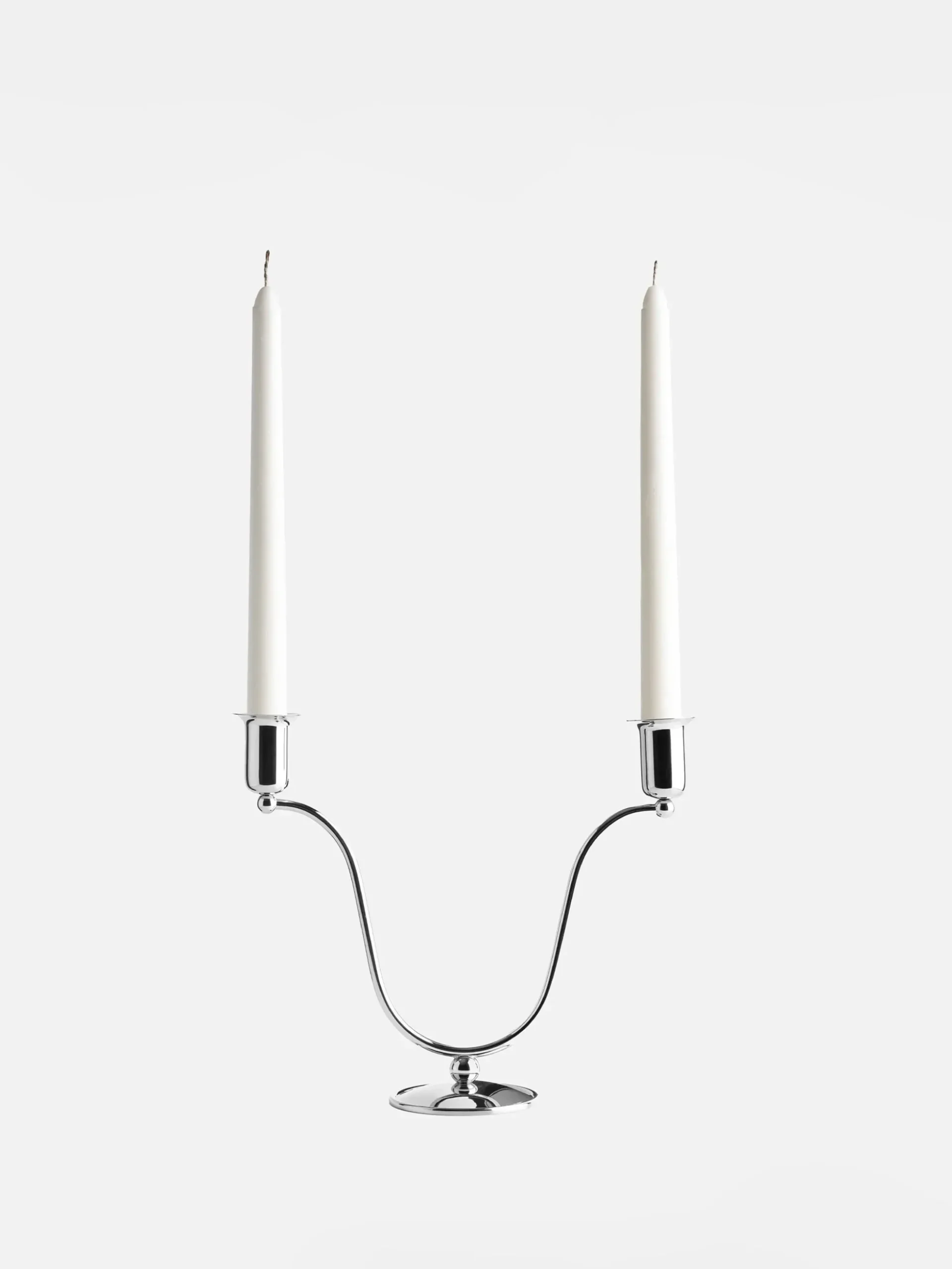 Svanen Candle Holder - Silver