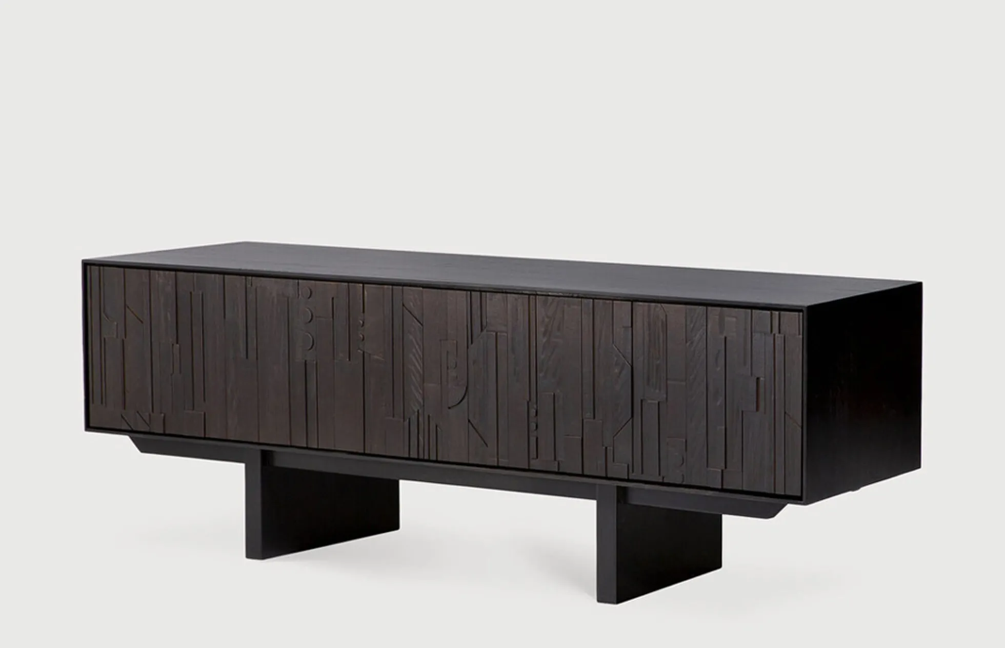Teak Mosaic TV Sideboard