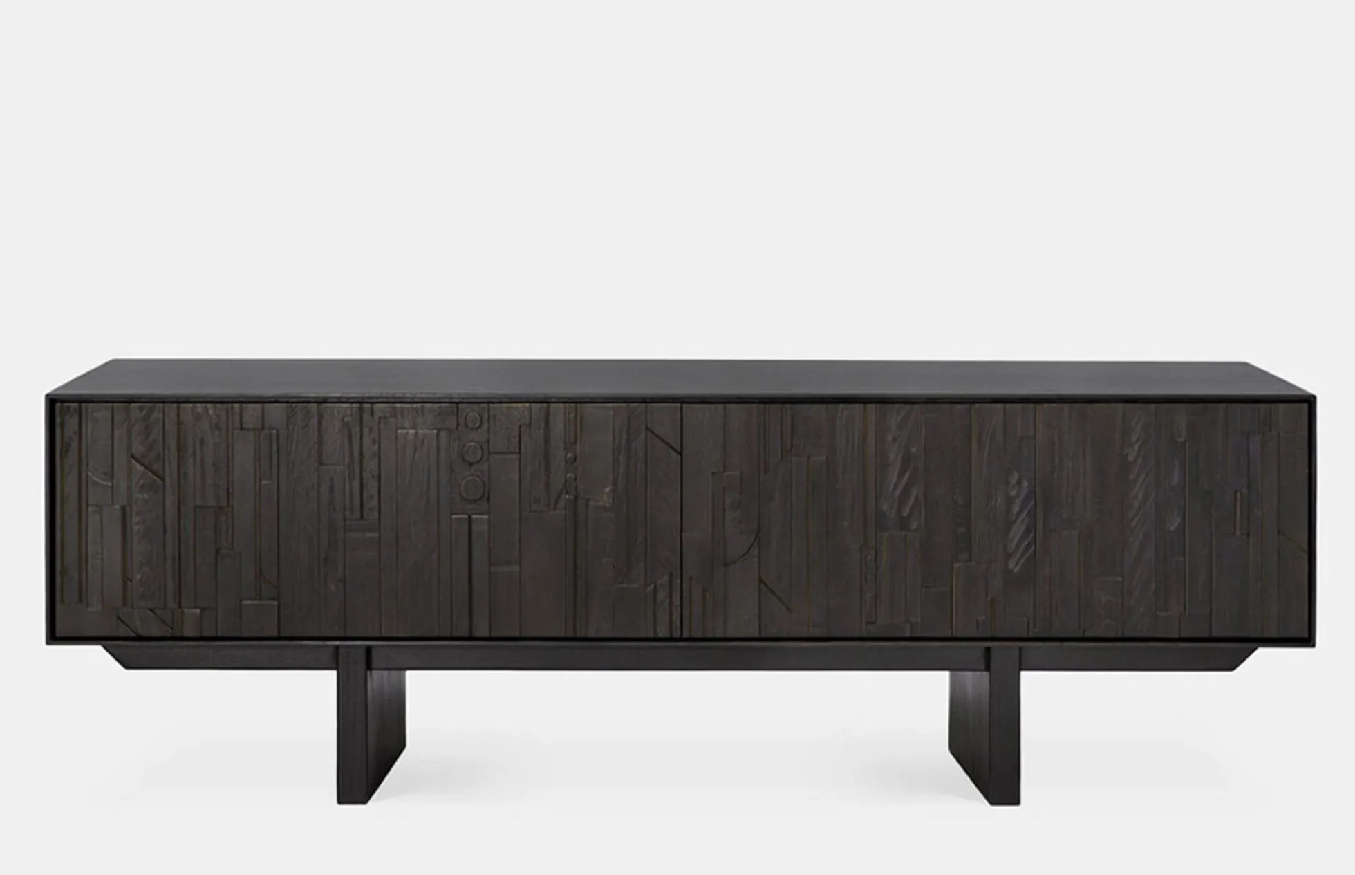 Teak Mosaic TV Sideboard