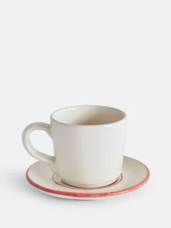 The Line - Coffee Cup with Saucer