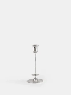 Totem Candle Holder – Silver