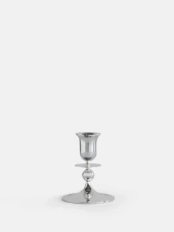 Totem Candle Holder – Silver