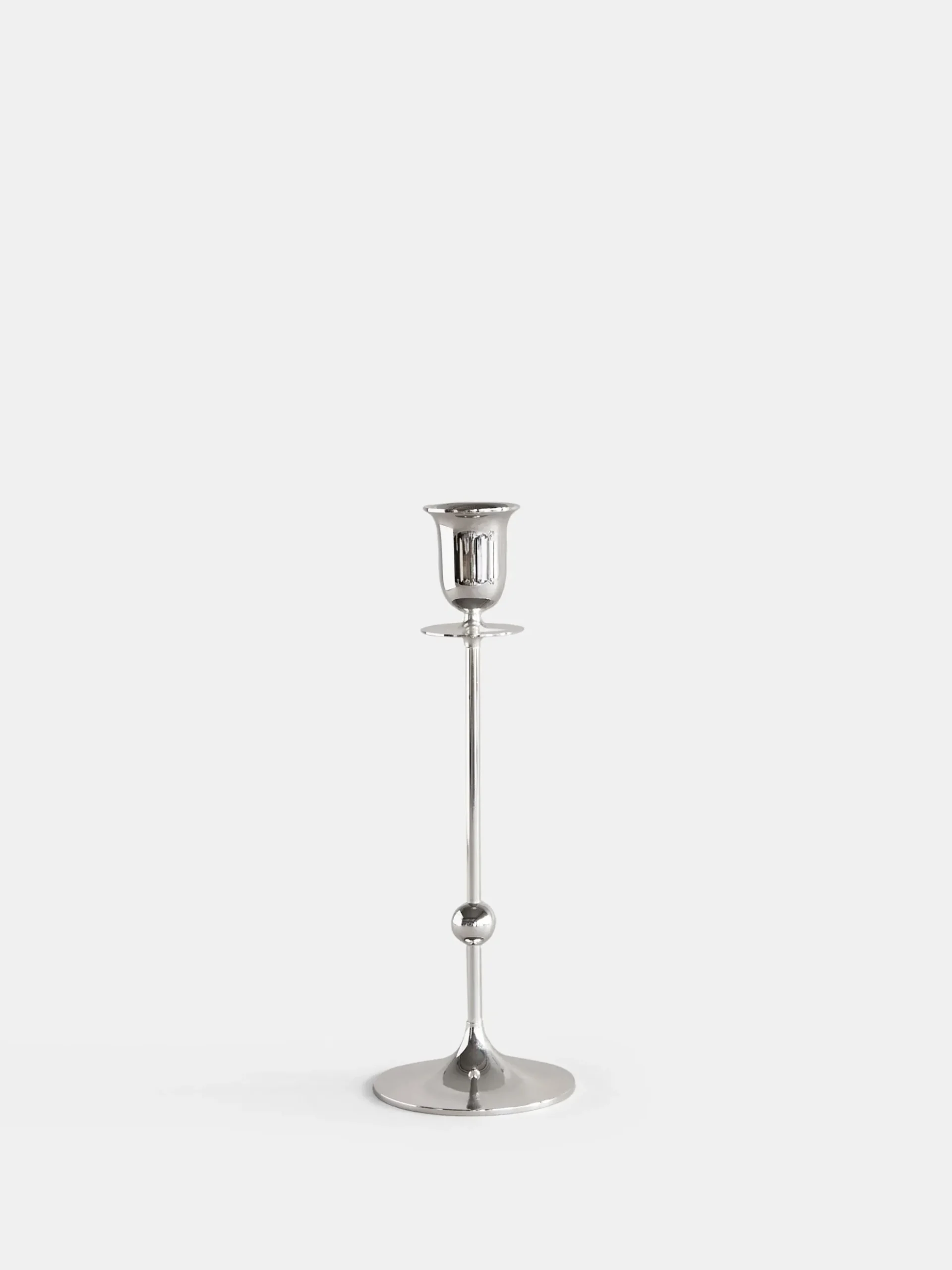 Totem Candle Holder – Silver