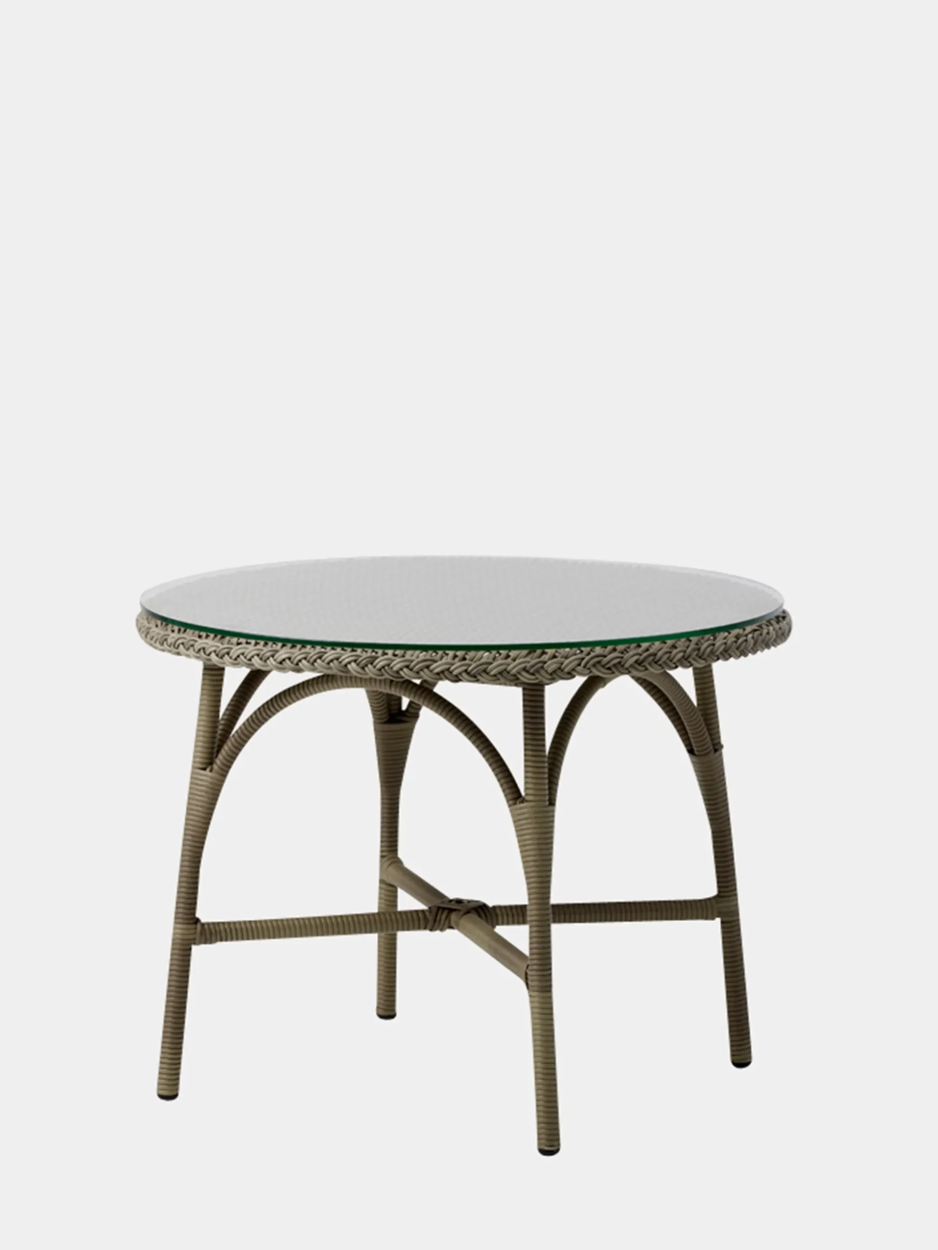 Victoria Exterior Café Table Round - Antique Grey