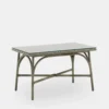 Victoria Exterior Café Table Rectangular - Antique Grey
