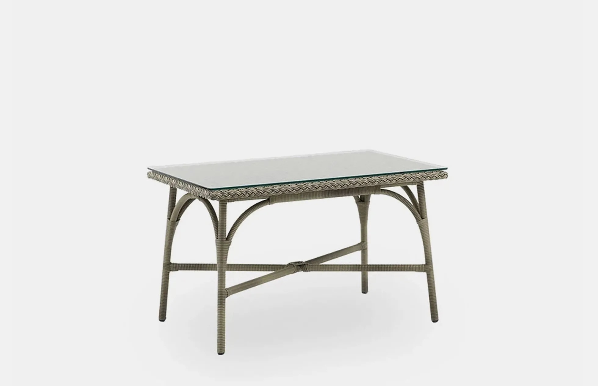 Victoria Exterior Café Table Rectangular - Antique Grey