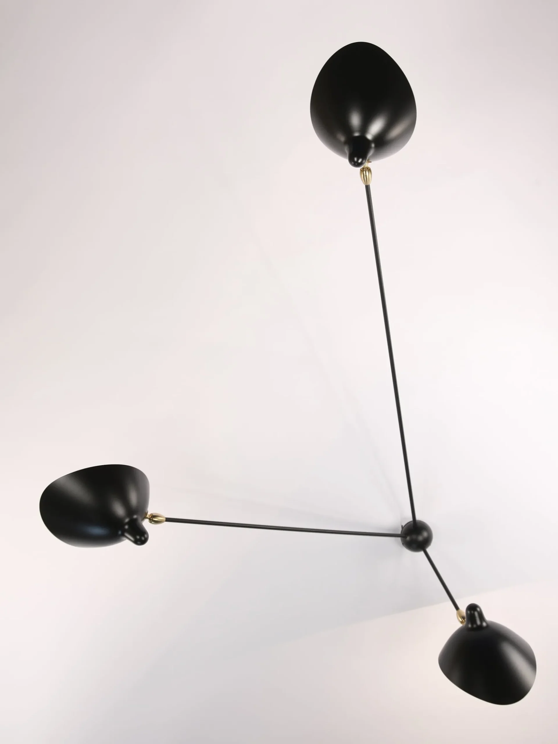 Wall Lamp with Three Fixed Arms