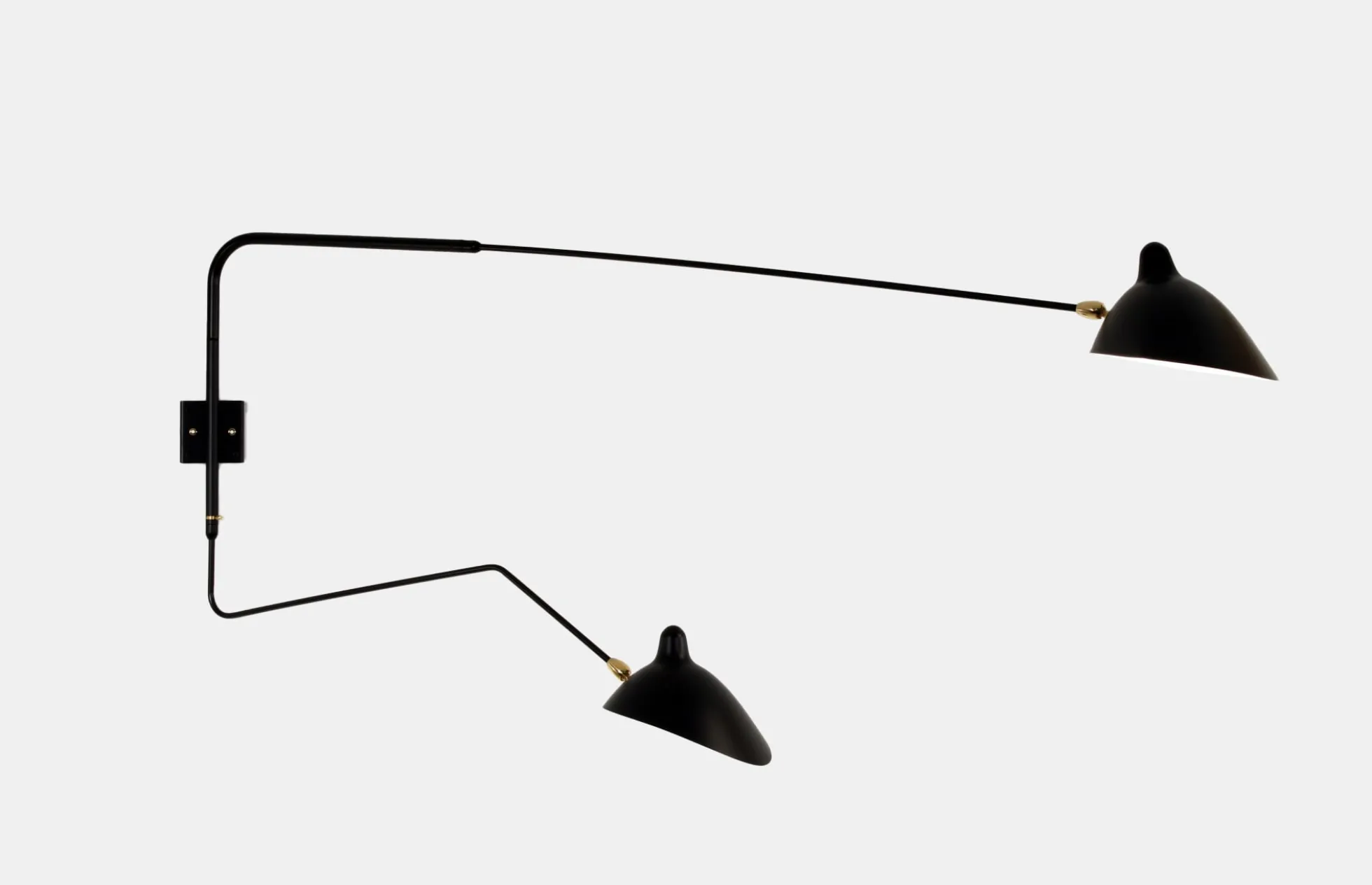Wall Lamp with Two Rotating Arms