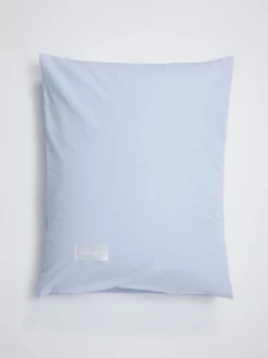 Wall Street Pillow Case Poplin - Light Blue Mini Stripes