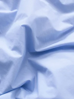 Wall Street Pillow Case Poplin - Light Blue Mini Stripes